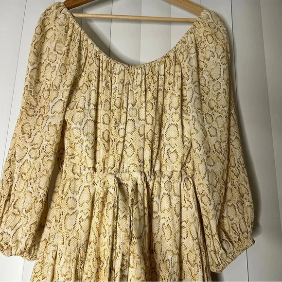 Tart XS - S Snakeskin Off-Shoulder Dress - Picture 2 of 6